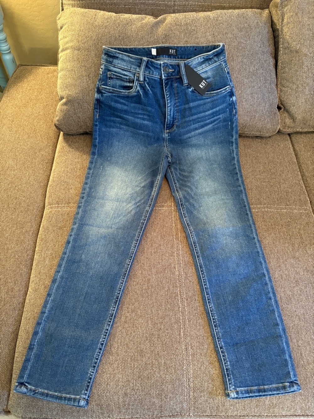 Kut from the Kloth Women's Faded Blue Skinny Jeans